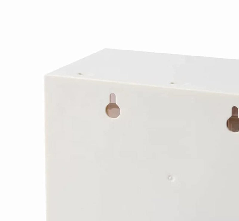 Sajag Drawer Plastic Storage Desk Cabinet Organizer Storage Box 6 Grid Mini Plastic Multipurpose Drawer Storage Box white 123 X 12 X 10 cm - Image 4