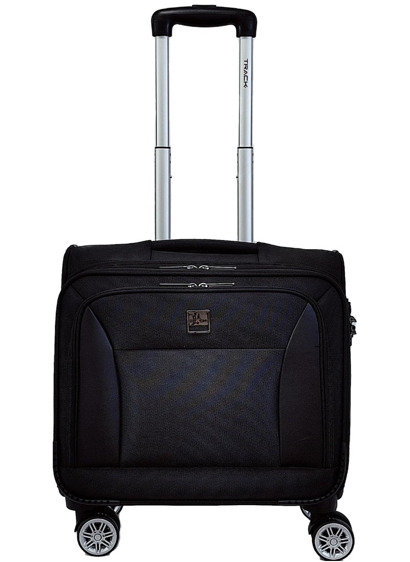 Track - Laptop Trolley Bag With Wheels  Cabin Crew Pilot Case Executive Business Briefcase - Image 1