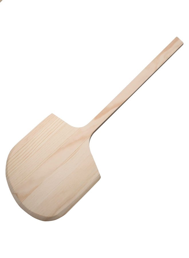 Winco 12" x 13" x 36" Wooden Pizza Peel With 36" Handle - Image 2