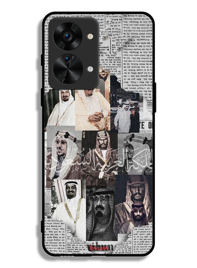 Tolwak OnePlus Nord 2T 5G Protective Case Cover Saudi Kings In News Paper - Image 2
