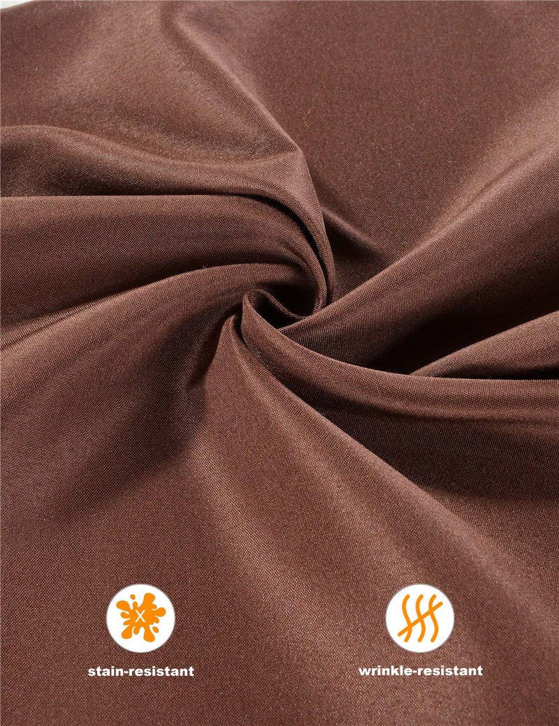 Cieltown Polyester Cloth Falkins 1 دزينة من المناديل القابلة للغسل الصلبة مجموعة من 12 مثالية لحفلات الزفاف عشاء عطلة (20 × 20 بوصة) - Image 3