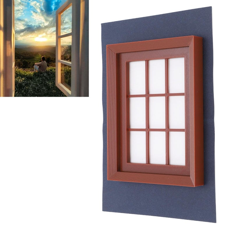 Lightweight Plastic Window Photography Props Portable Travel Photo Frame Scenery - Image 4