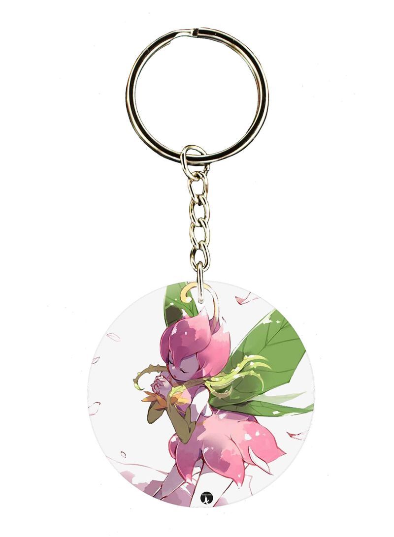 RKN Anime Digimon Double Side Printed Keychain