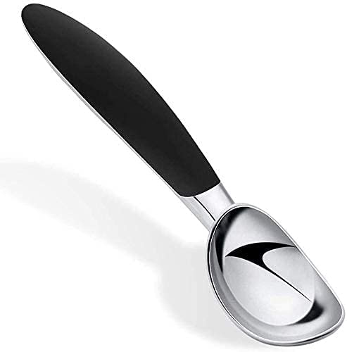 Plenaro Heavy Duty Stainless Steel Ice Cream Scoop with Non-Slip Handle – Strong Dessert Spoon for Hard Ice Cream, Sorbet, Gelato & Frozen Yogurt – Durable Kitchen Tool - Image 1