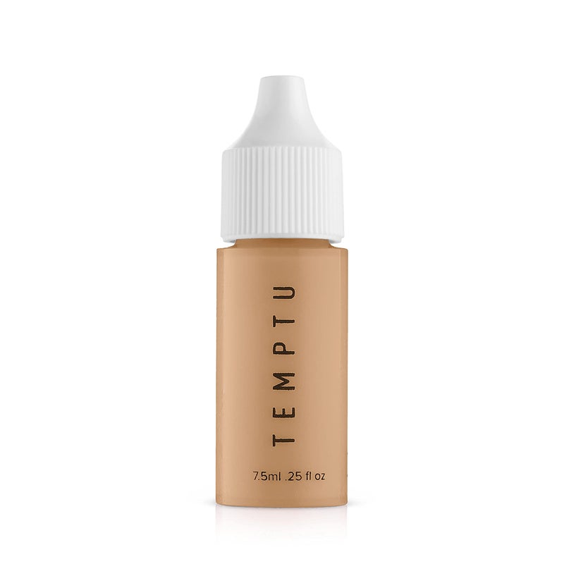 TEMPTU SilkSphere Airbrush Foundation LongLasting Liquid Makeup Medium to Full Coverage  4In1 Formula Foundation Primer Concealer  Corrector  Luminous Dewy Finish  35NW Buff  25 Fl Oz