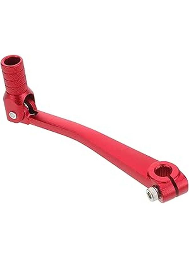 Red Folding Aluminum Motorcycle Gear Shift Lever For Xr50 Dirt Bike Off Road Riding - Image 1