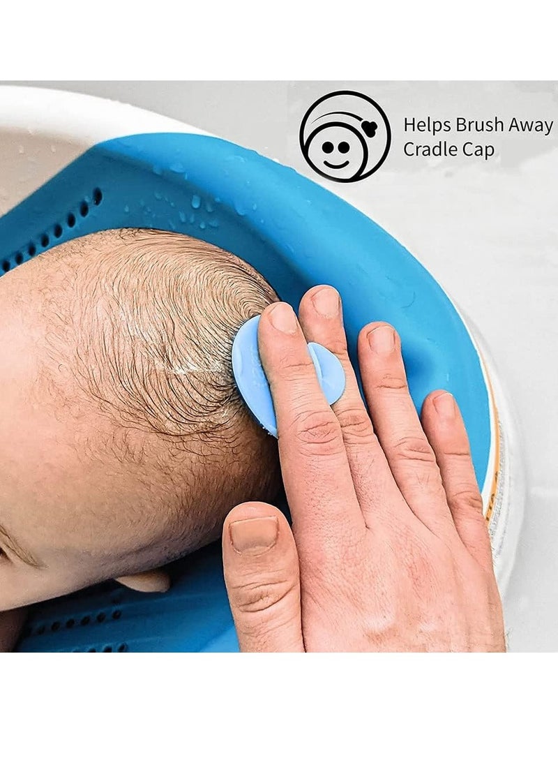 Gonice Baby Bath Brush,2 Pack Baby Silicone Bath Brush，Baby Cradle Cap Brush | The SkinSoother Baby Essential For Dry Skin Cradle Cap And Eczema  - Image 5