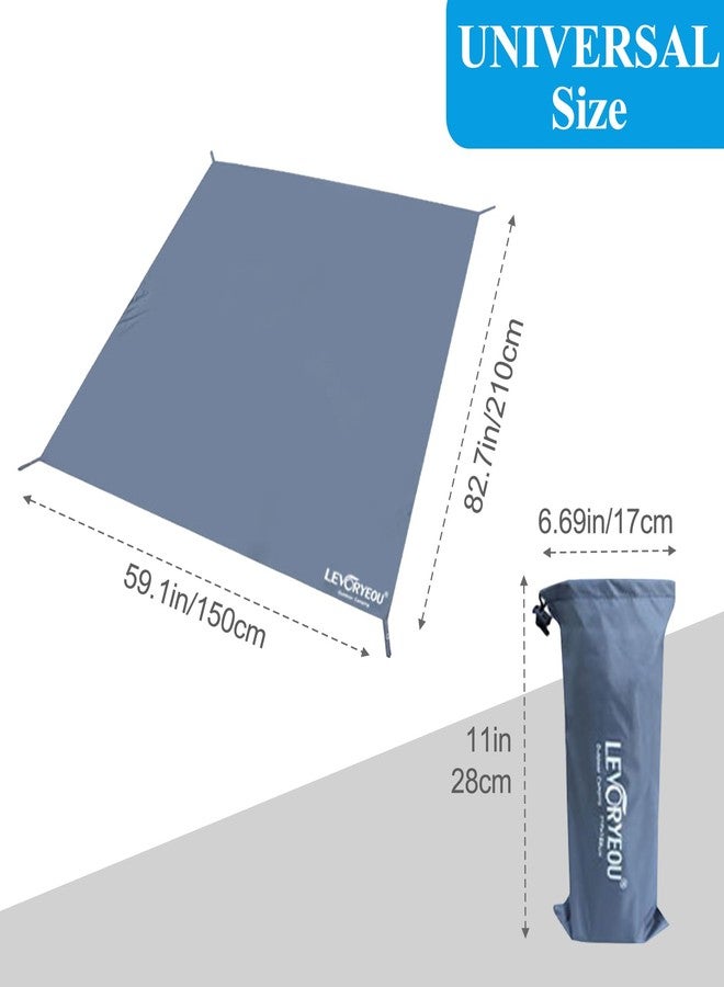YERGOFE Camping Picnic Tent Footprint - 210×150cm | Lightweight & Waterproof | Sandproof Camping Ground Cloth for Beach, Hiking | Compact Storage Bag Included for Couples & Backpackers - Image 4