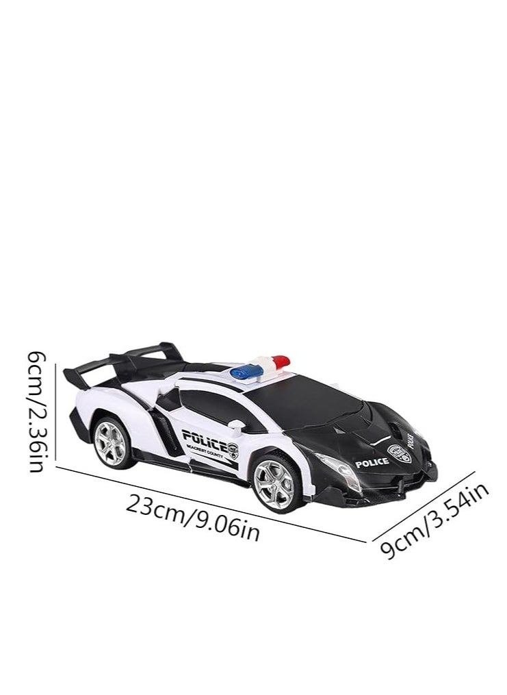 General - Transforming Robot Car Toy, Cool Transforming Remote Control Car - Transforming Toy Car 1:18 Sports Car Transforming Robot Remote Control One Key Transformation - Image 1