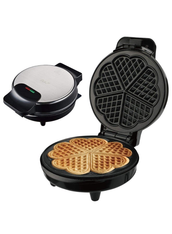 آر إيه أف ماكينة صنع الوافل الصغيرة الجديدة من سلاح الجو الملكي البريطاني، ماكينة صنع الوافل للفطور مع إضاءة LED - Image 2