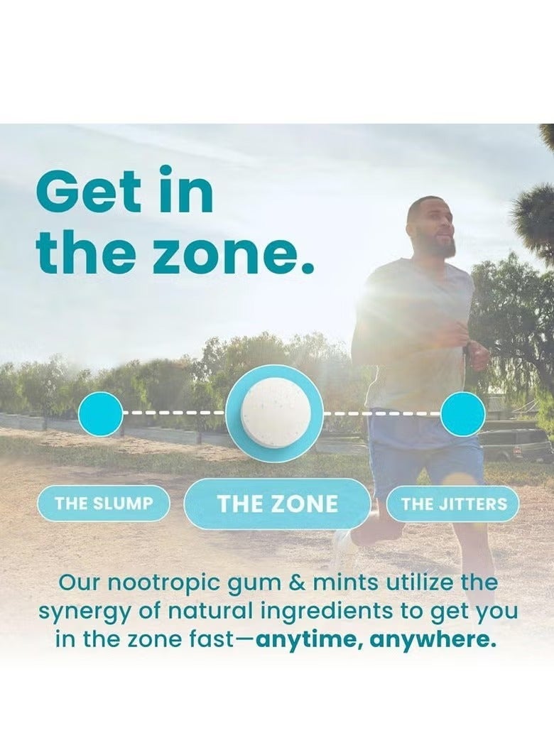 Gum NeuroGum Energy Caffeine Gum (90 Pieces) - Sugar Free with L-theanine + Natural Caffeine + Vitamin B12 u0026 B6 - Nootropic Energy u0026 Focus Supplement for Women u0026 Men - Keto u0026 Vegan, Pepp - Image 4