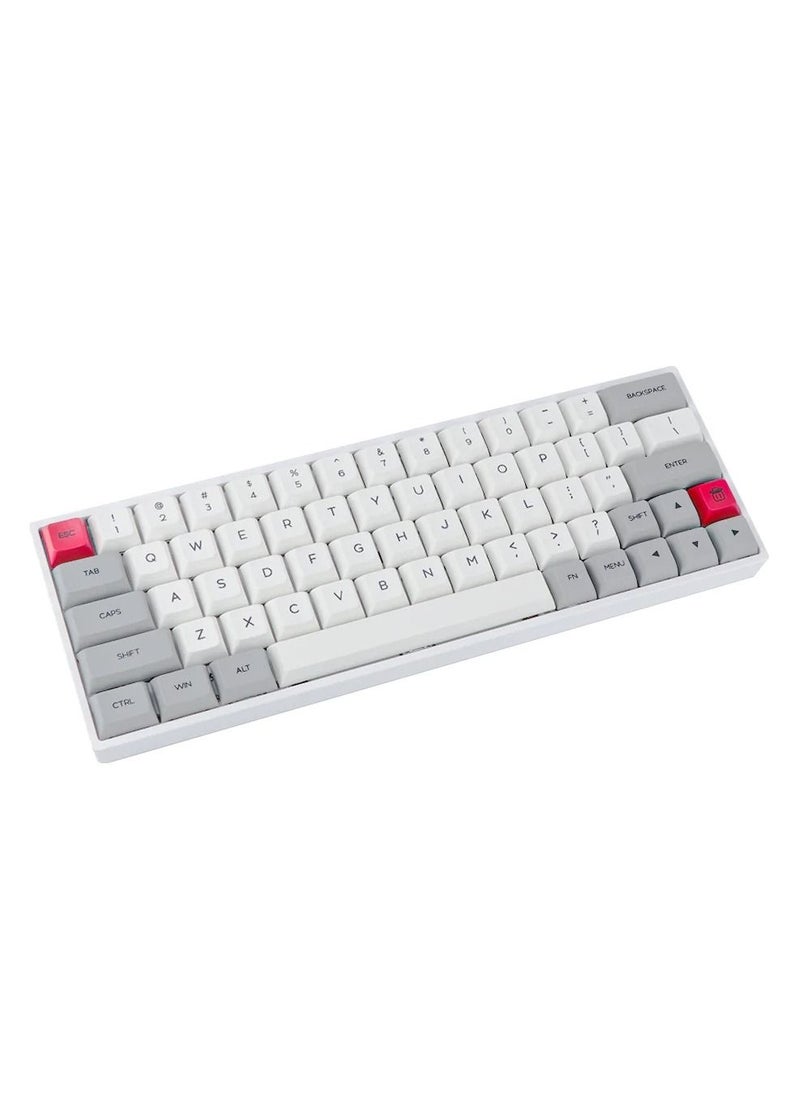 EPOMAKER - SKYLOONG SK64 Mechanical Gaming Keyboard – Gateron Optical Yellow Switch (White Grey Red) - Image 1