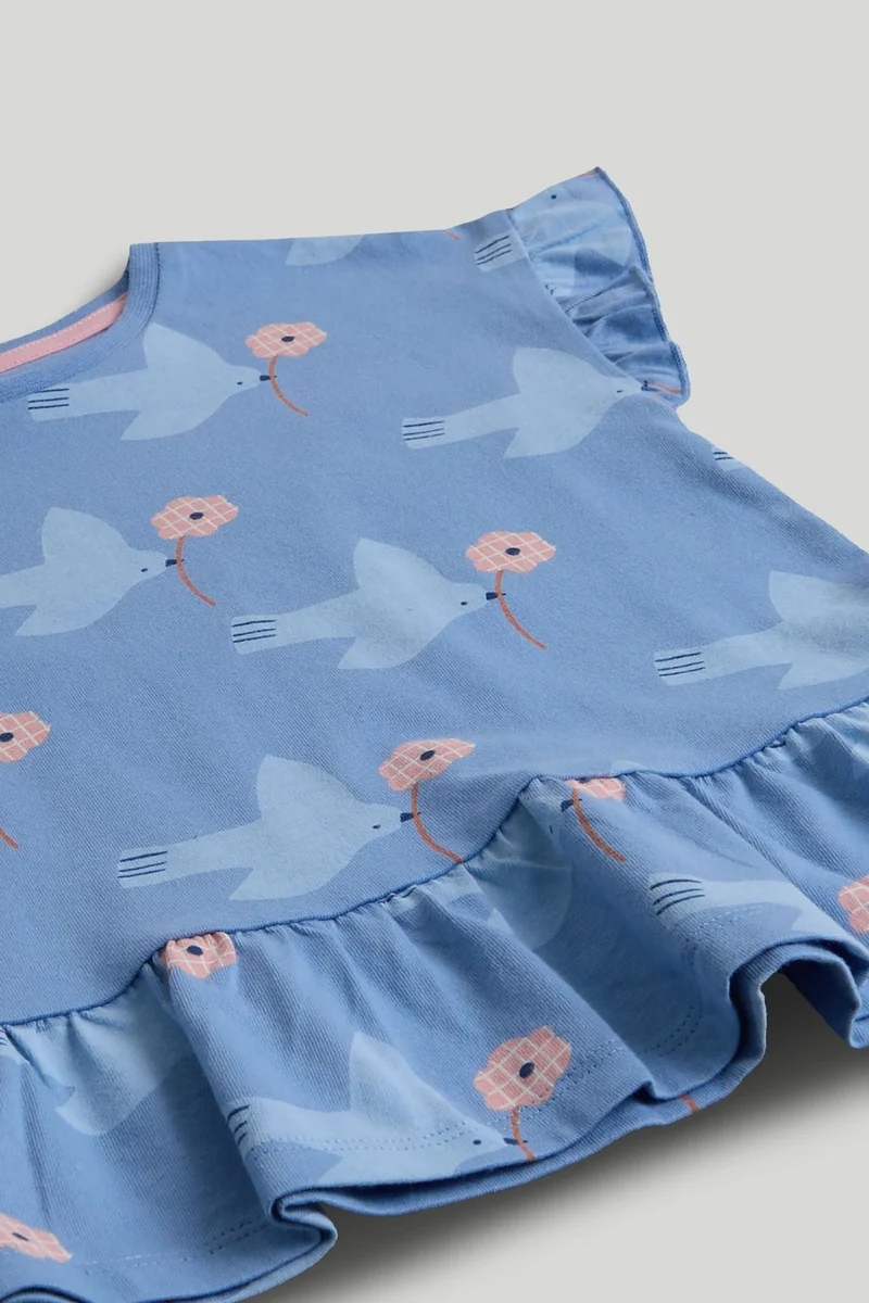 mothercare Bird Top and Shorts Outfit