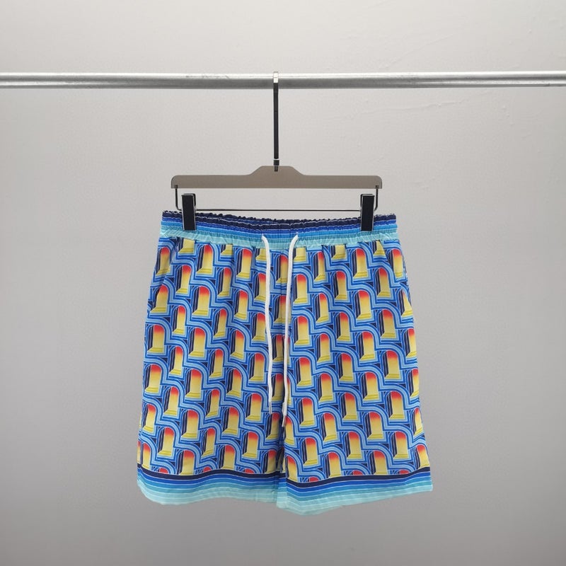 2023 Mens Summer Casual Suit Short Sleeve Shirt Shorts Shorts - Image 1