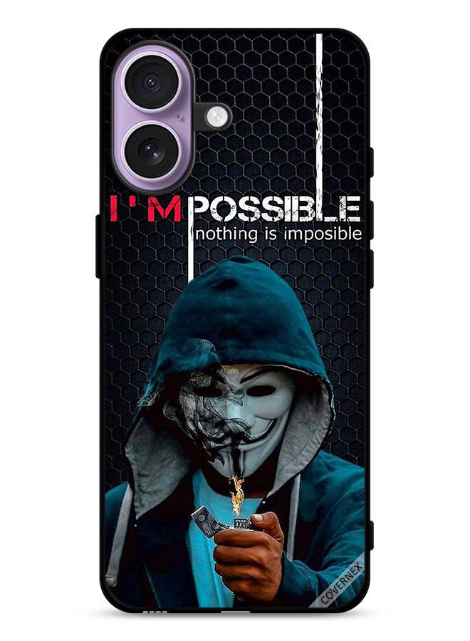 Covernex Apple iPhone 17 Protective Case Cover I Am Possible Nothing Is Impossible Wallpaper - Image 1