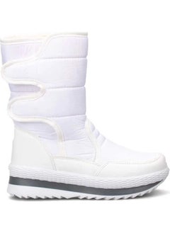 TwinGo 815 White Velcro Girls Snow Boots  - Image 1