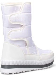 TwinGo 815 White Velcro Girls Snow Boots  - Image 2