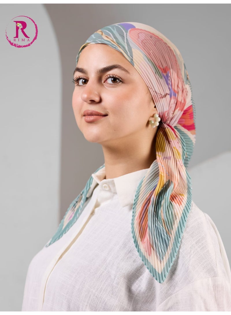 سكارف شيفون مشجر - Image 2