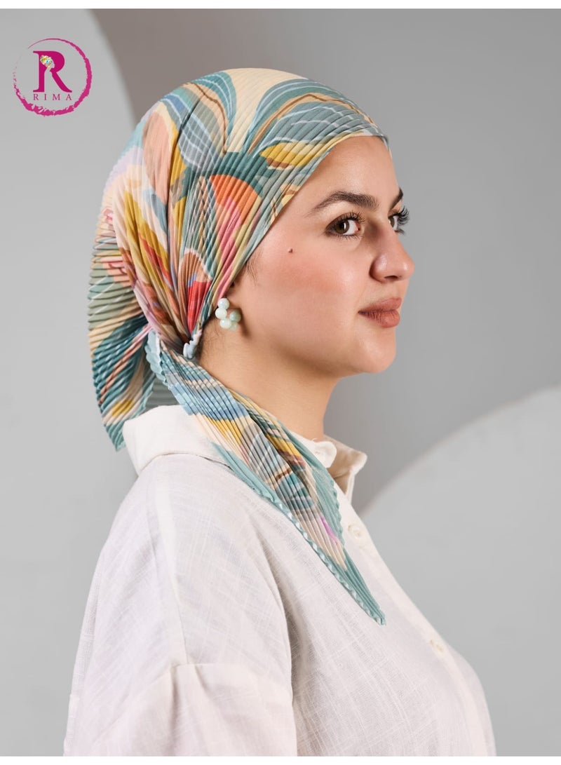 سكارف شيفون مشجر - Image 1