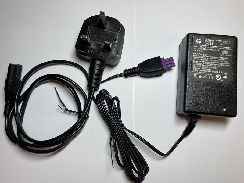 dixietree Replacement for HP 0957-2385 AC-DC Power Supply Adapter 22V 455mA for HP Deskjet 2542 - Image 5