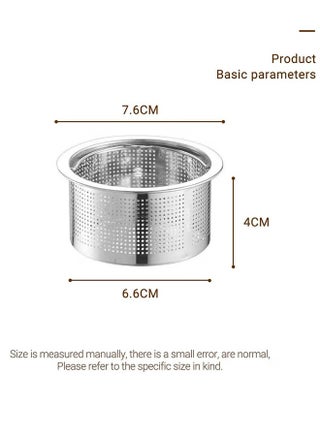 2 PCS Kitchen Sink Strainer, 304 Stainless Steel Anti-Clogging Drain Strainer - view 2