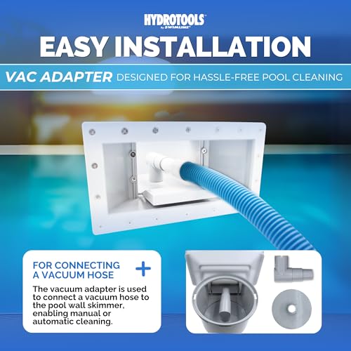 SWIMLINE HYDROTOOLS Standard Wide Mouth Above Ground Pool Skimmer Kit | ABS Construction | Pool Skimmer | Wide Mouth | Snap-In & Removable Weir | Above Ground Pool Skimmer | Easy Basket Access - Image 4