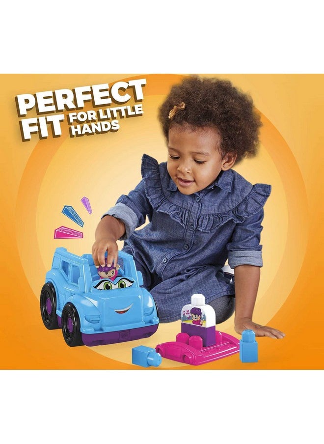 Mega Brands Mega Bloks First Builders Tina Tour Bus with Big Building Blocks, Building Toys for Toddlers (6 Pieces)  - Image 2