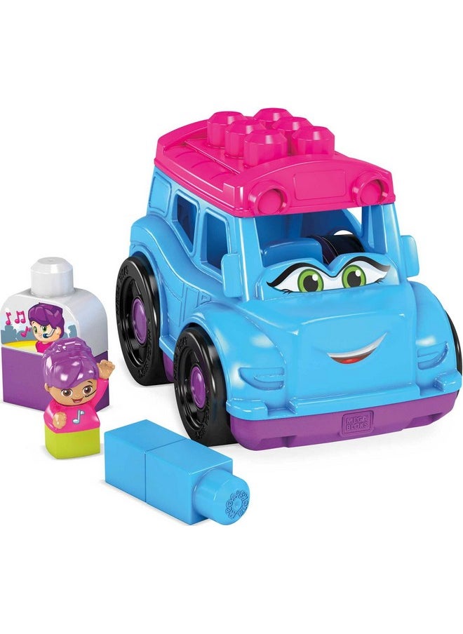 Mega Brands Mega Bloks First Builders Tina Tour Bus with Big Building Blocks, Building Toys for Toddlers (6 Pieces)  - Image 1