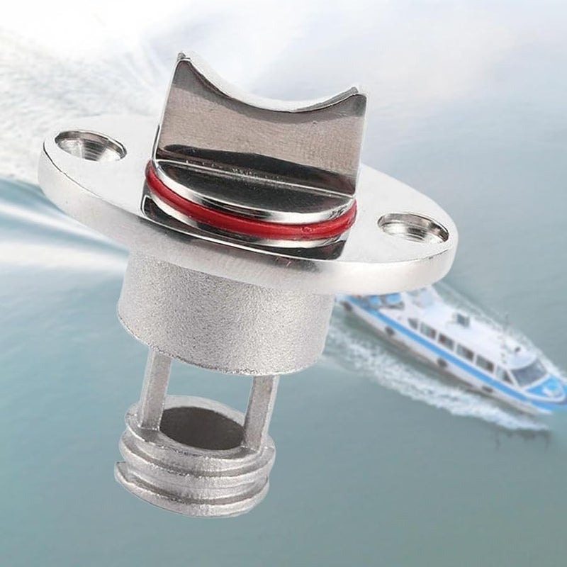 Stainless Steel Marine Drain Plug Transom Bung Replacement for Dinghy Boat - Image 4