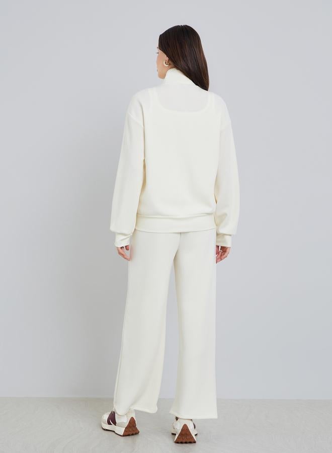 Styli Women Knit Bomber Jacket and Pants Co-Ords - Image 4