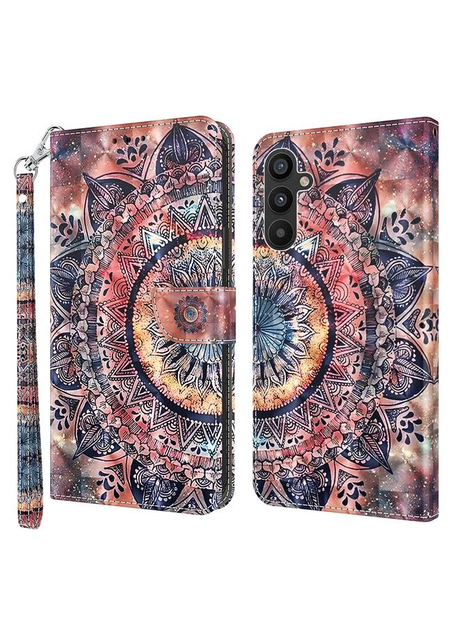 اس-توب جراب لهاتف Samsung Galaxy A34 مصنوع من الجلد المطلي ثلاثي الأبعاد - Image 1