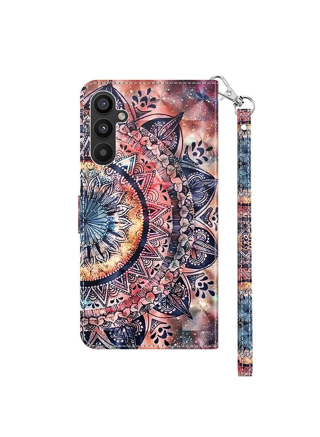 اس-توب جراب لهاتف Samsung Galaxy A34 مصنوع من الجلد المطلي ثلاثي الأبعاد - Image 3