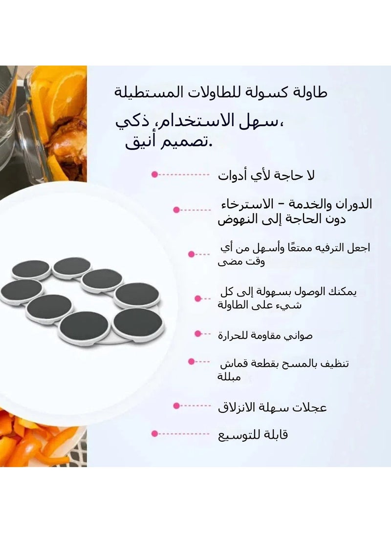 general TheLazy Susan Revolution Dining Table Swivel Tray Portable Meal Tray - Image 3