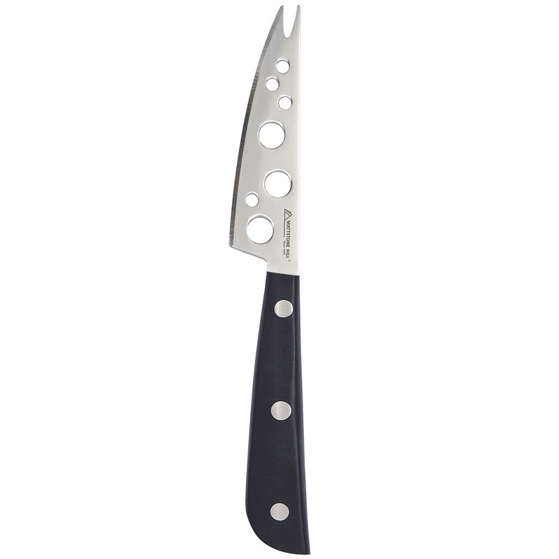 MATTSTONE HILL SINCE 1979 Cheese Knife, MATTSTONE HILL 4 Inch All Purpose Cheese Knife - Soft & Semi Hard Cheese Knives, Premium Stainless Steel, Triple Rivet Handle - Image 1