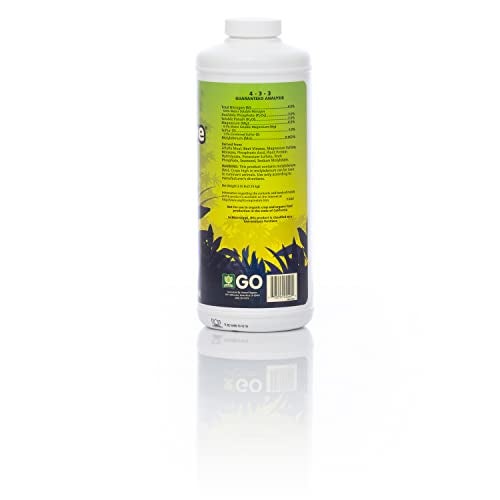 General Hydroponics General Organics BioThrive Grow, Plant Food, 4-3-3, 1 qt. - Image 3