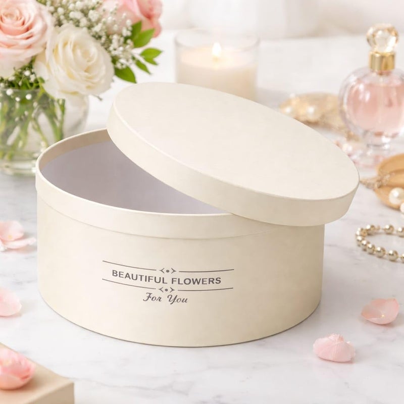 Multipurpose Round Empty Gift Box with Matching Lid - Image 3