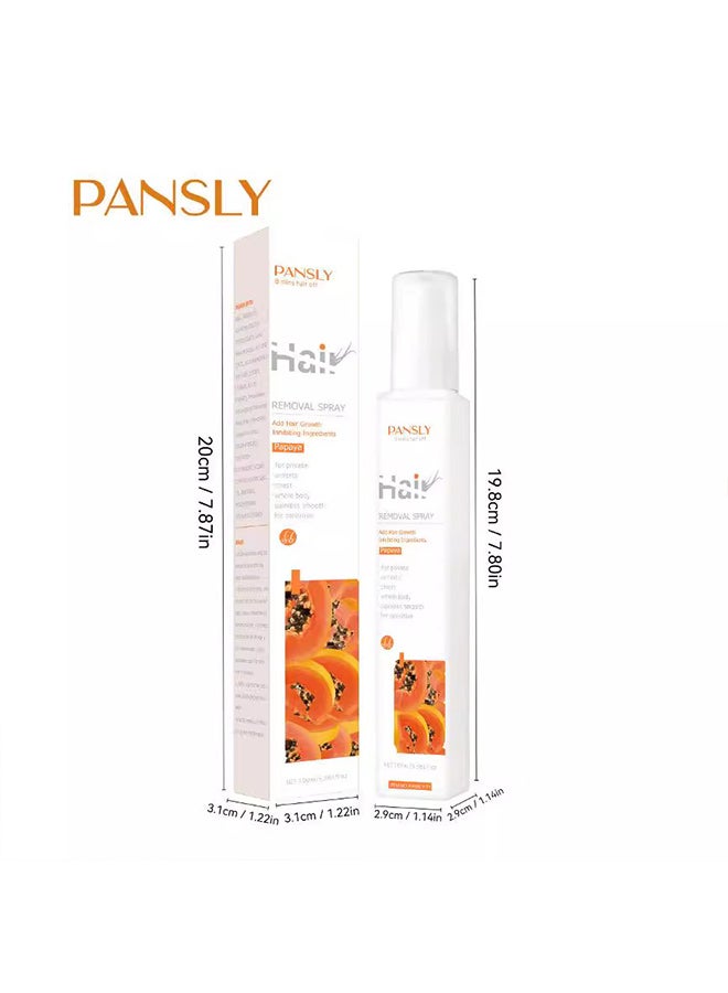 بانسلي بخاخ البابايا بانسلي، غير مهيج، يزيل شعر الإبط والساق واليد - Image 1