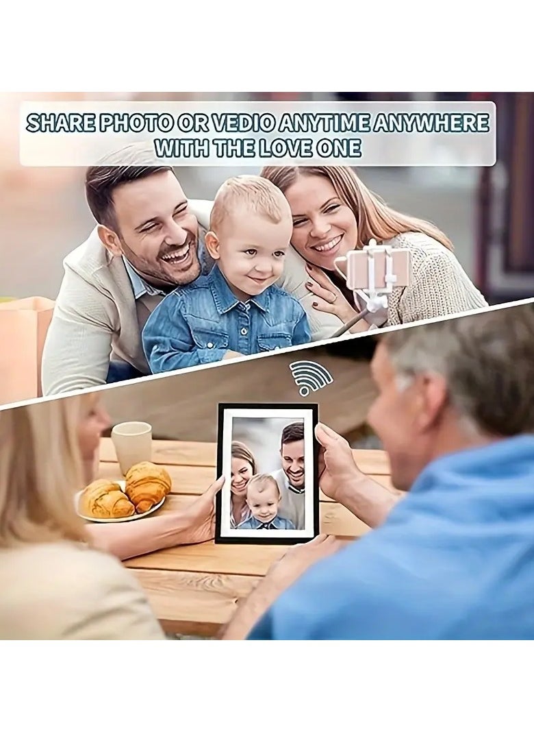 Generic Digital Picture Frame Touch Screen Display 10.1 Inch / Picture and Video Playing / JPG/PNG/HEIC/MP4/3GP/MOV / Instant Wireless Sharing / with speaker and High-Quality Sound  - Image 5