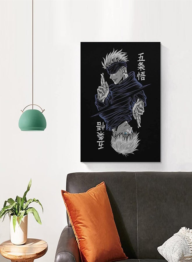 Anime Jujutsu Gojo Satoru Poster Canvas Wall Art Painting Posters Decoration Room Decor 30x40cm - Image 4