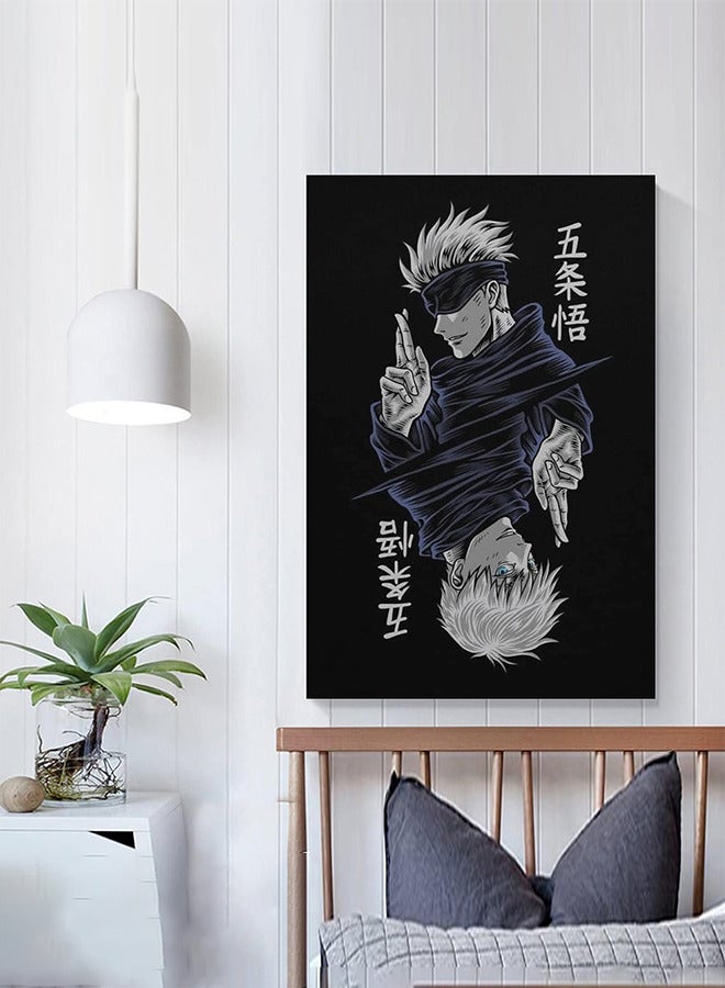 Anime Jujutsu Gojo Satoru Poster Canvas Wall Art Painting Posters Decoration Room Decor 30x40cm - Image 3