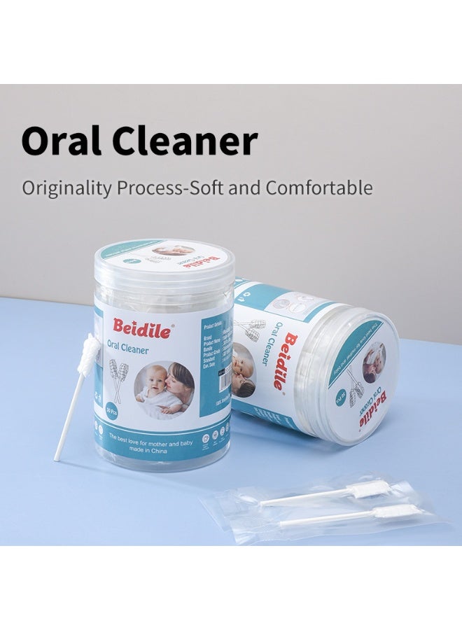 منظف لسان الأطفال، فرشاة أسنان للأطفال حديثي الولادة، 30 قطعة منظف فم للأطفال الرضع، منظف اللثة بالشاش، عصا تنظيف الفم للأطفال، العناية بالأسنان للأطفال من 0 إلى 36 شهرًا - Image 1