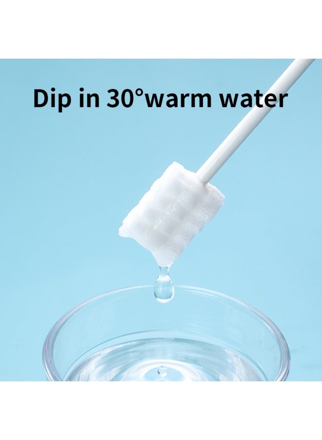 منظف لسان الأطفال، فرشاة أسنان للأطفال حديثي الولادة، 30 قطعة منظف فم للأطفال الرضع، منظف اللثة بالشاش، عصا تنظيف الفم للأطفال، العناية بالأسنان للأطفال من 0 إلى 36 شهرًا - Image 4