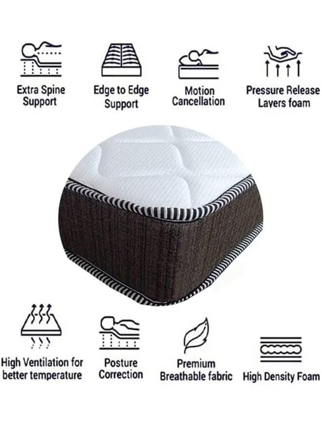 جالاكسي ديزاين مرتبة جالاكسي ديزاين الطبية الفاخرة عالية الجودة بمقاس 90×200×12 سم - Image 2