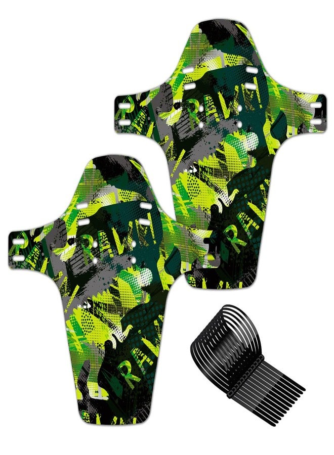 CNC Mountain Bike Fender,MTB Mud Guard,2PCS Front and Rear Bike Mudguard Fits 26", 27.5", 29" Bicycle/Road/Kids/Fat Bike Fork. (KX) - Image 1