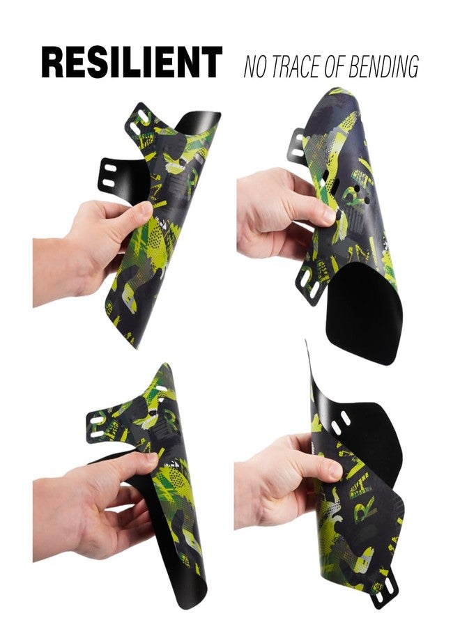 CNC Mountain Bike Fender,MTB Mud Guard,2PCS Front and Rear Bike Mudguard Fits 26", 27.5", 29" Bicycle/Road/Kids/Fat Bike Fork. (KX) - Image 4