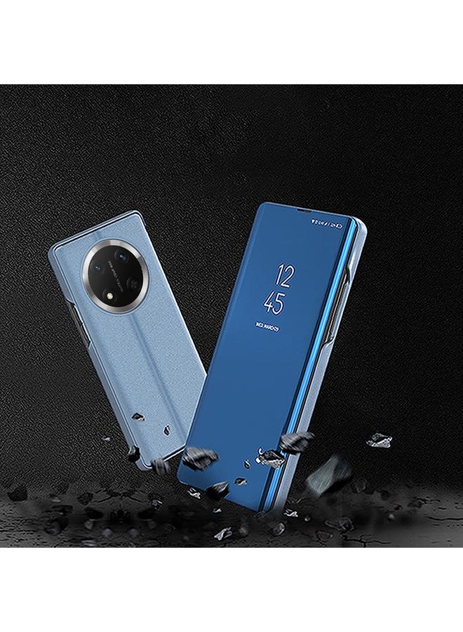 اس-توب جراب هاتف Honor X9c من الجلد المطلي بمرآة أفقية مع حامل - Image 2