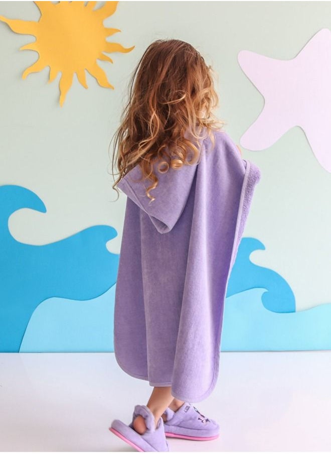 Milk & Moo - Milk&Moo Kids Poncho Little Mermaid Hooded Beach Towels for Kids - Image 1