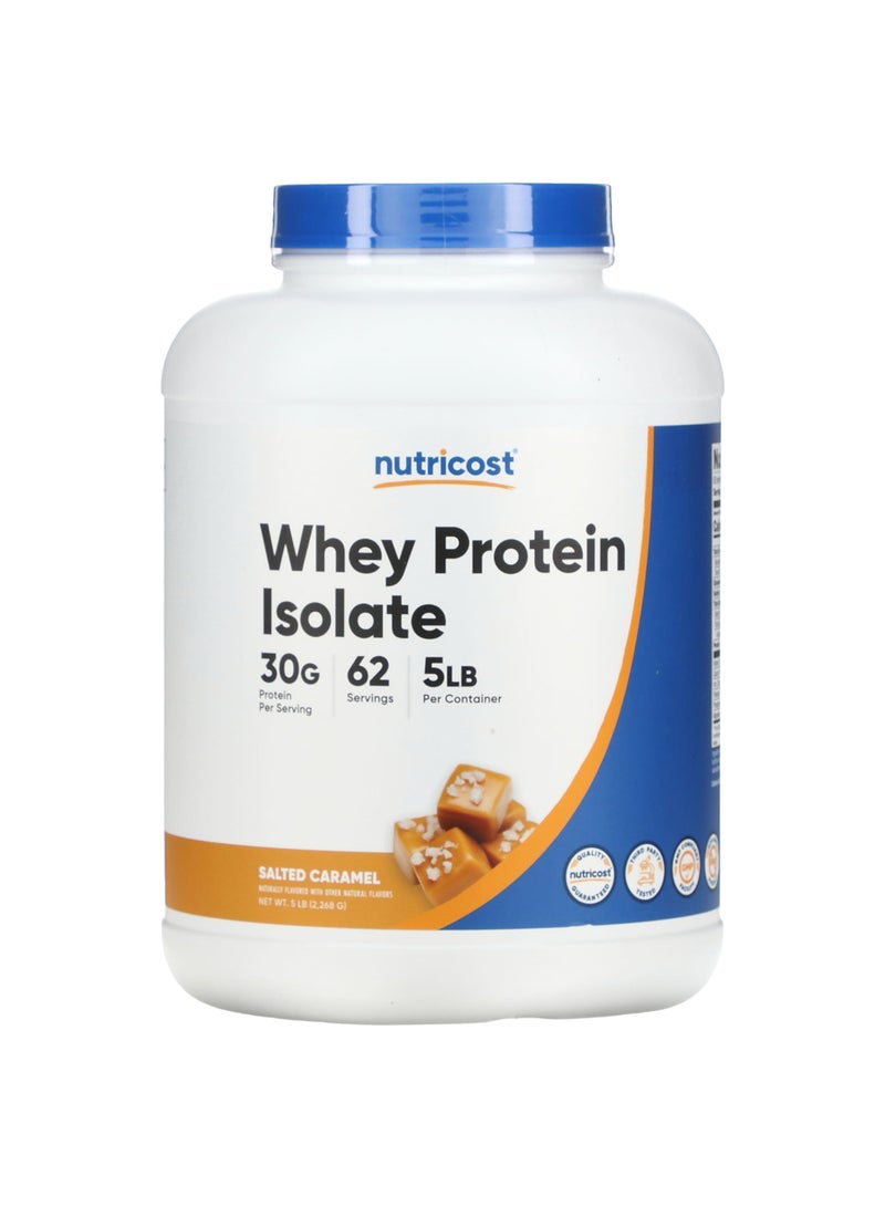 Nutricost Whey Protein Isolate, Salted Caramel, 5 lb (2,268 g)