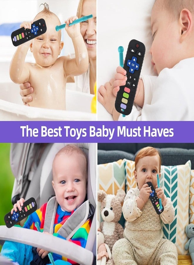 Kidology Teething Toys for Babies, Sticks and Remote Teether for Baby 0-6 6-12 12-18 Months Bpa Free, with Cleaning Brush Sensory Chew Toys for Infants 0-18 Months - Image 4