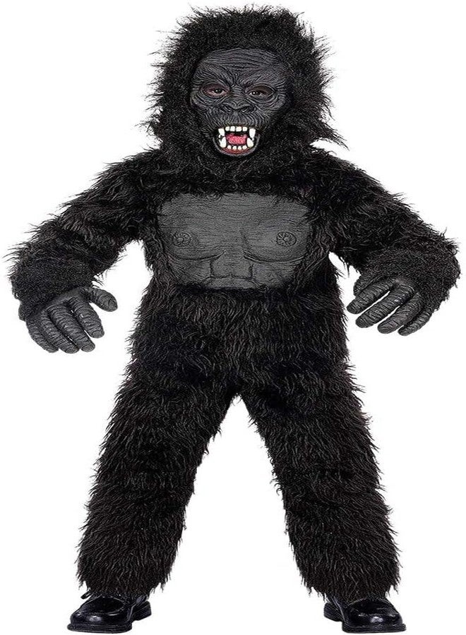 Seasons Boys Gorilla Costume, Deluxe Child Gorilla Costume (S (4-6)) - Image 1